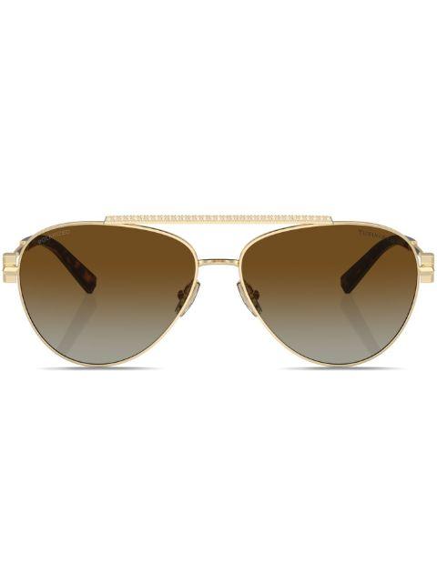 pilot-frame gradient sunglasses by TIFFANY&CO EYEWEAR