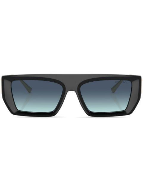 rectangle-frame tinted-lenses sunglasses by TIFFANY&CO EYEWEAR