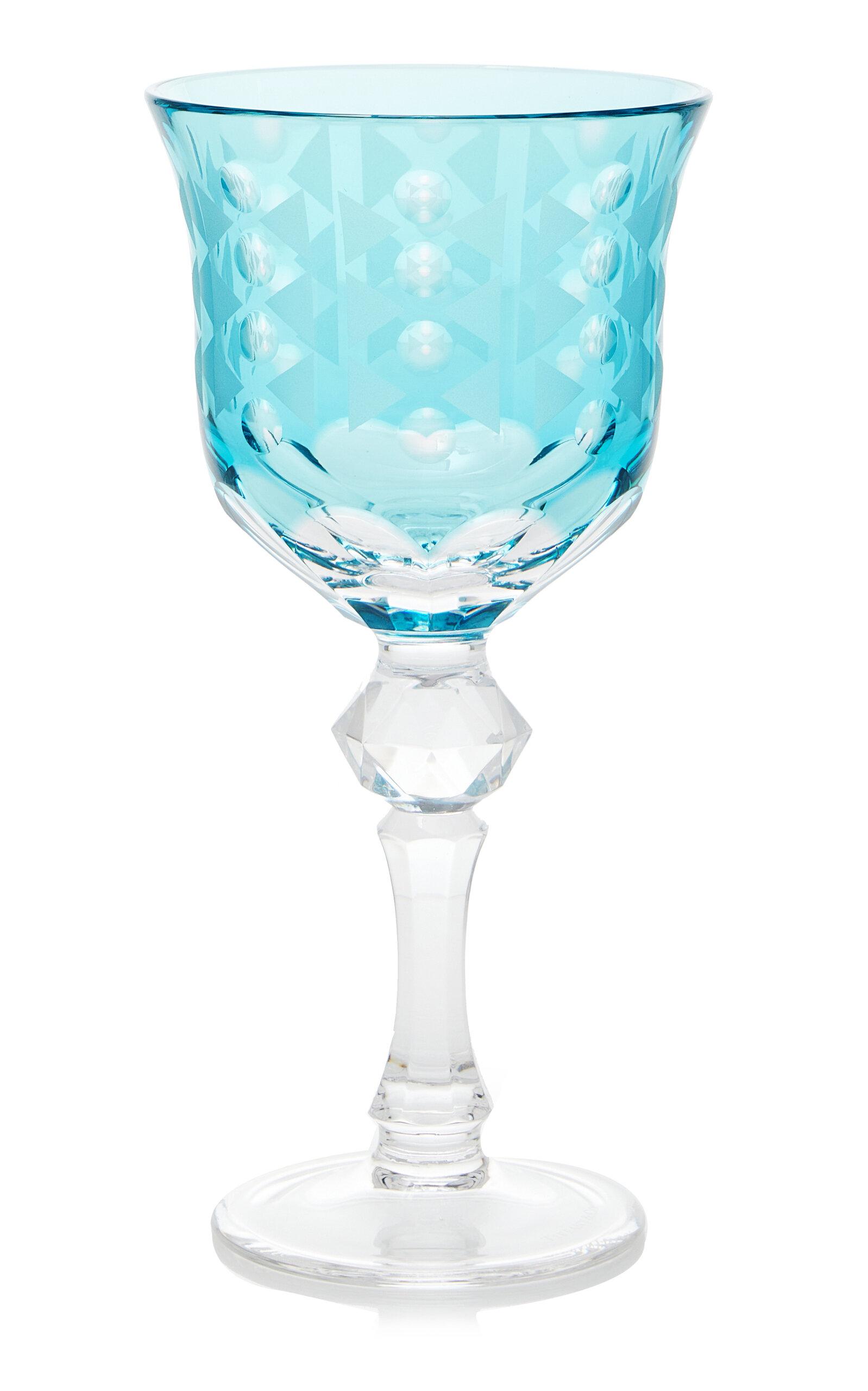 Tiffany & Co. - Berries White Wine Glass - Blue - Moda Operandi by TIFFANY&CO.