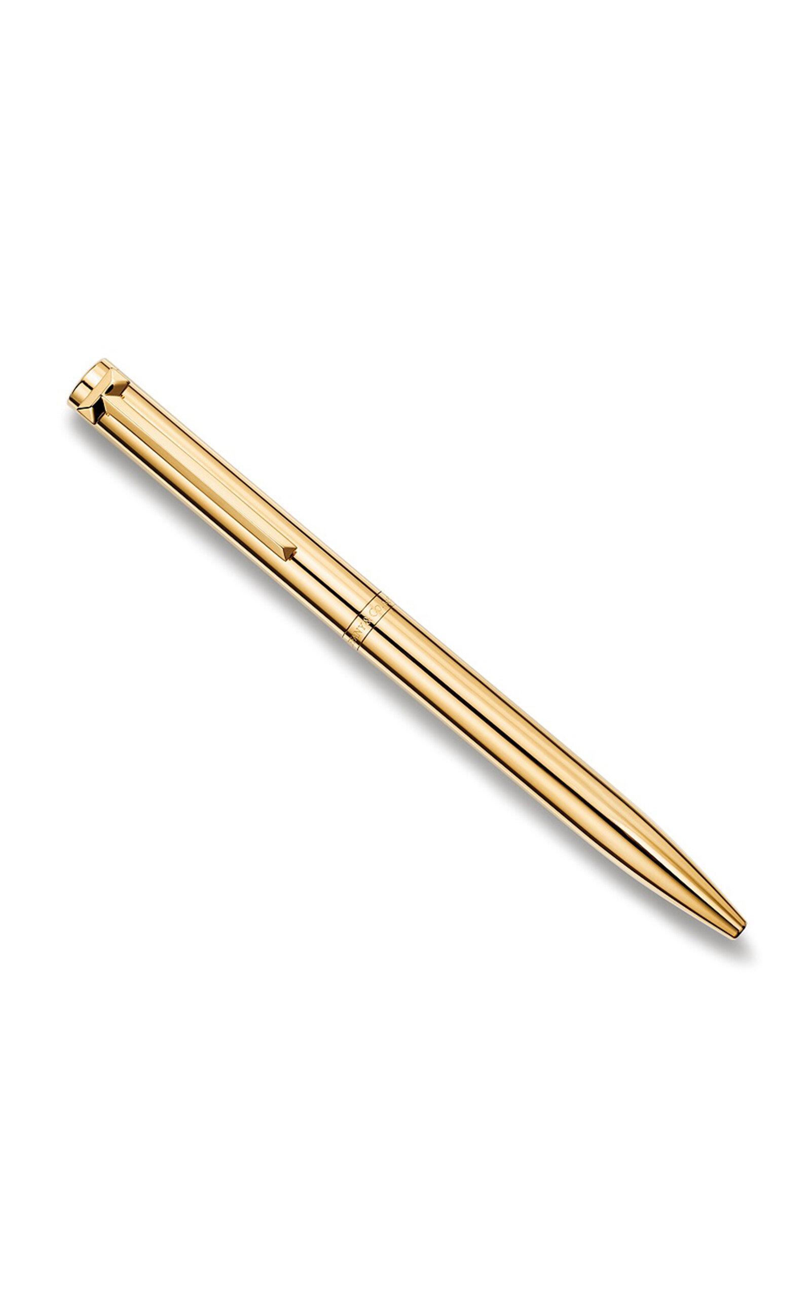 Tiffany & Co. - Exclusive T Gold Vermeil Ballpoint Pen - Gold - Moda Operandi by TIFFANY&CO.