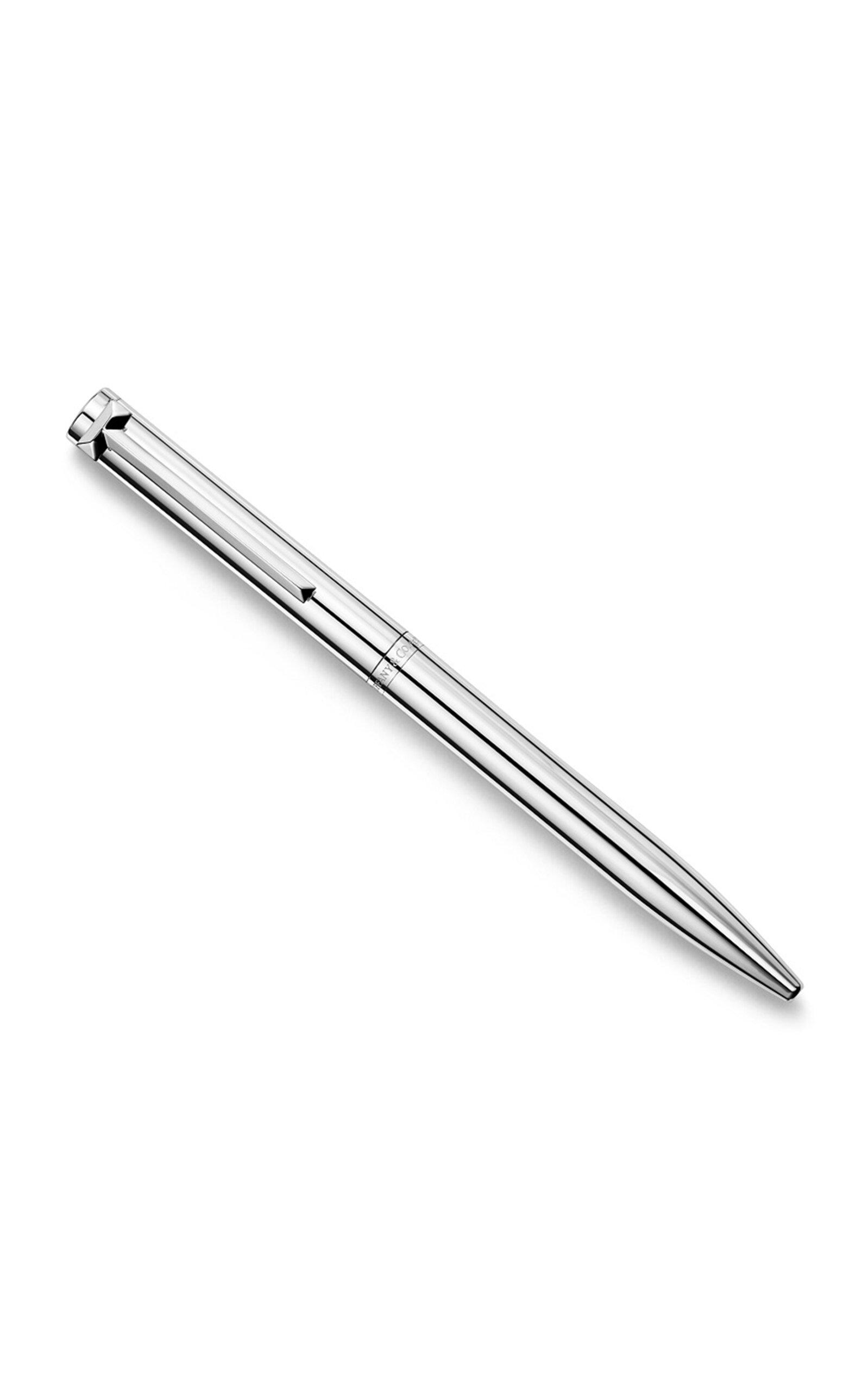 Tiffany & Co. - Exclusive T Sterling Silver Ballpoint Pen - Silver - Moda Operandi by TIFFANY&CO.