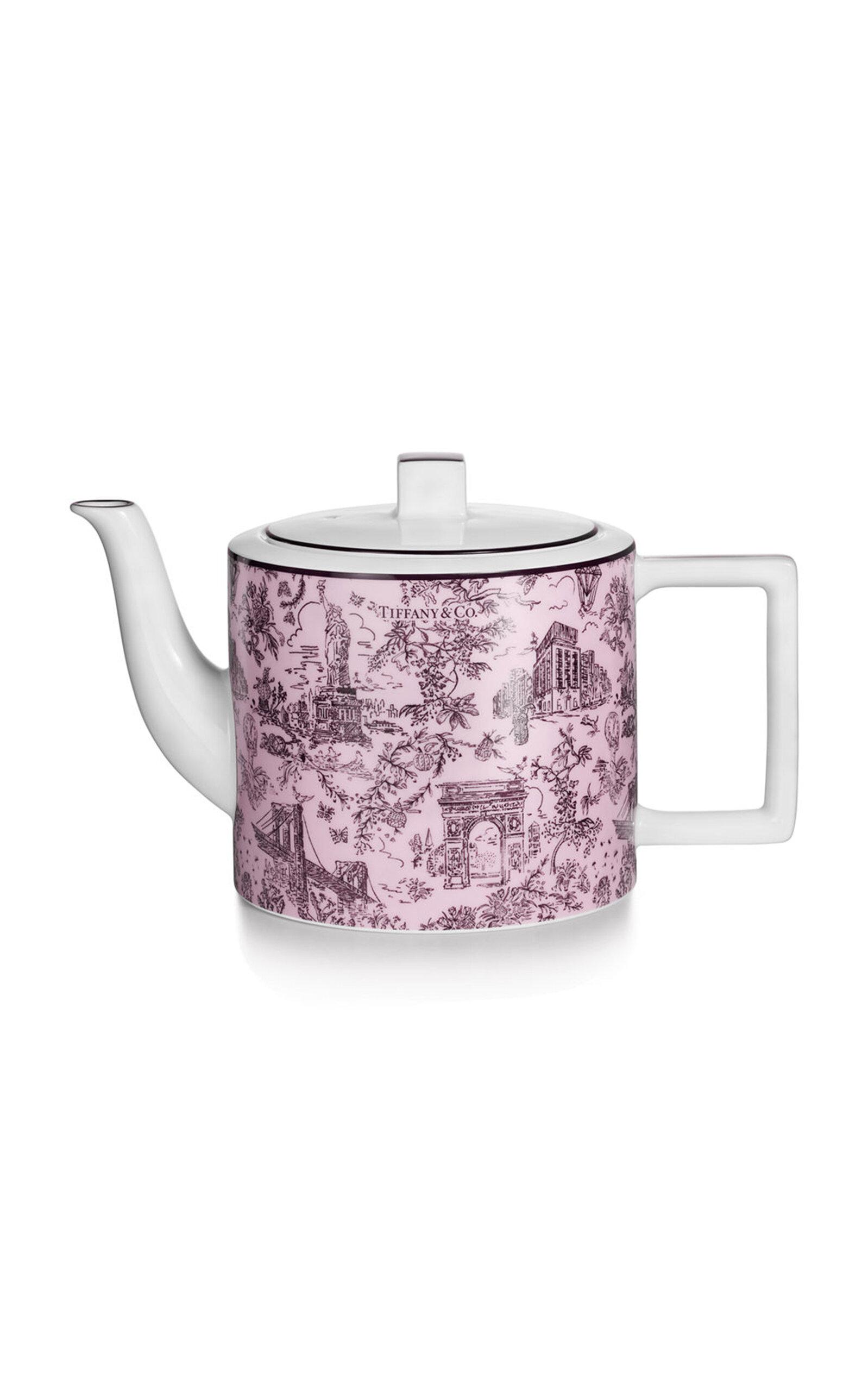 Tiffany & Co. - Exclusive Toile Bone China Coffee Pot - Pink - Moda Operandi by TIFFANY&CO.