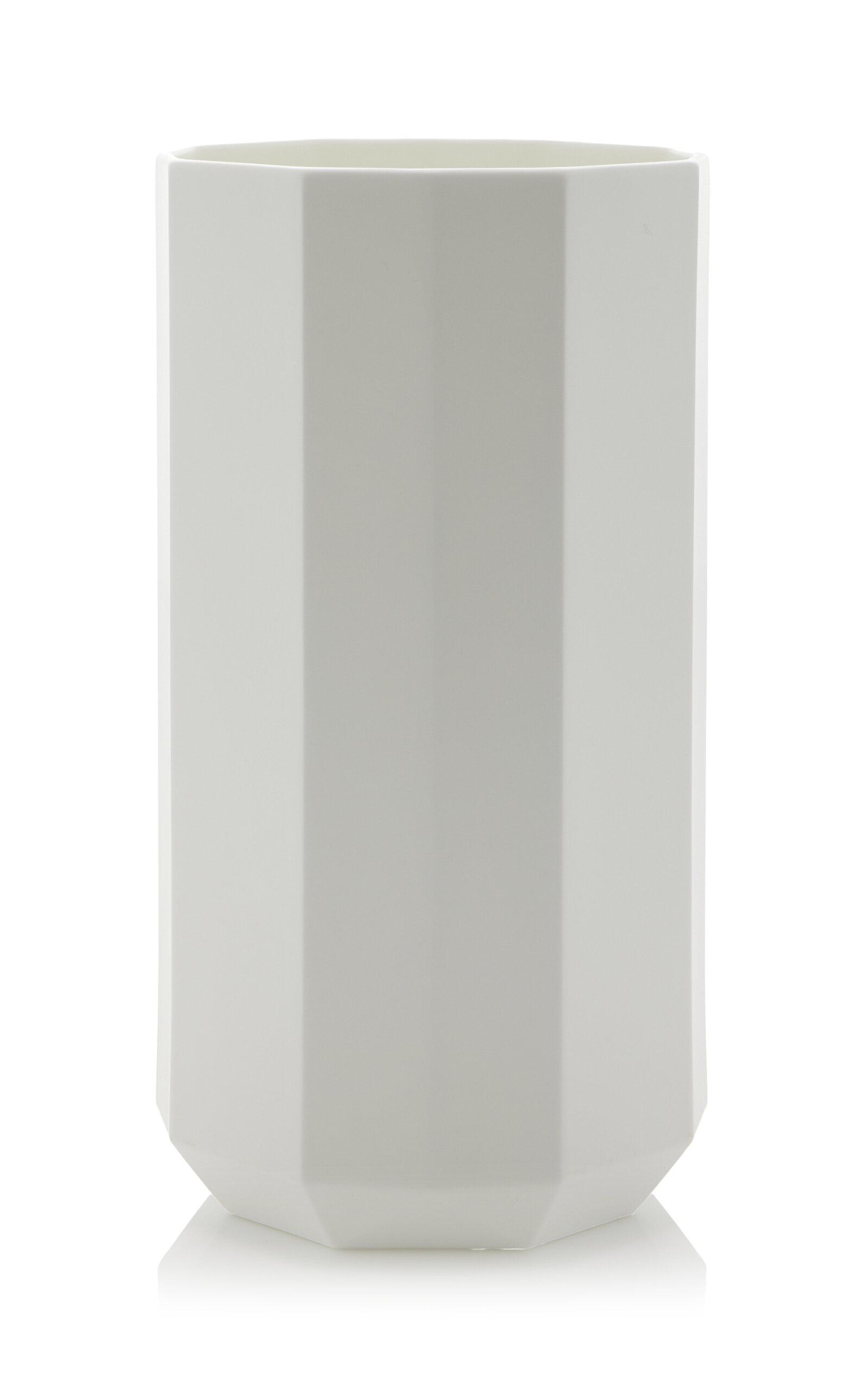 Tiffany & Co. - Facet Large Bone China Vase - White - Moda Operandi by TIFFANY&CO.