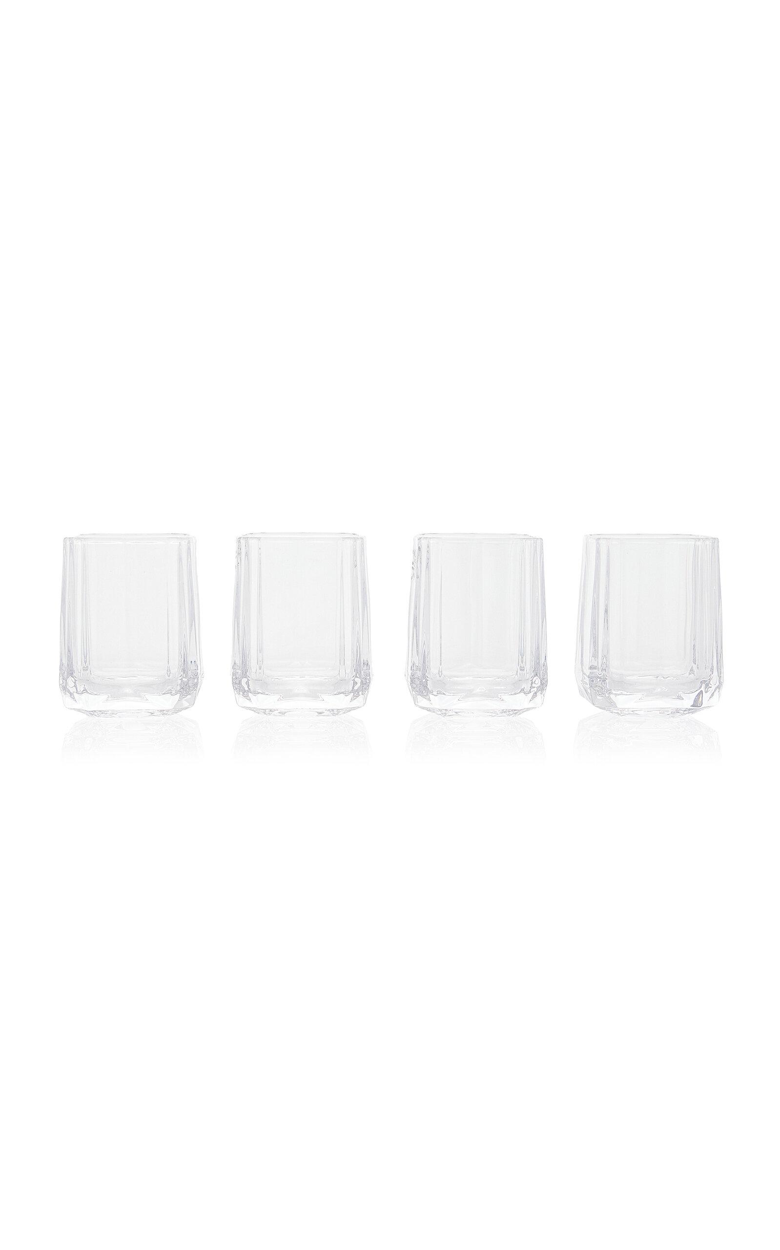 Tiffany & Co. - Facet Set-of-Four Crystal Shot Glasses - Clear - Moda Operandi by TIFFANY&CO.