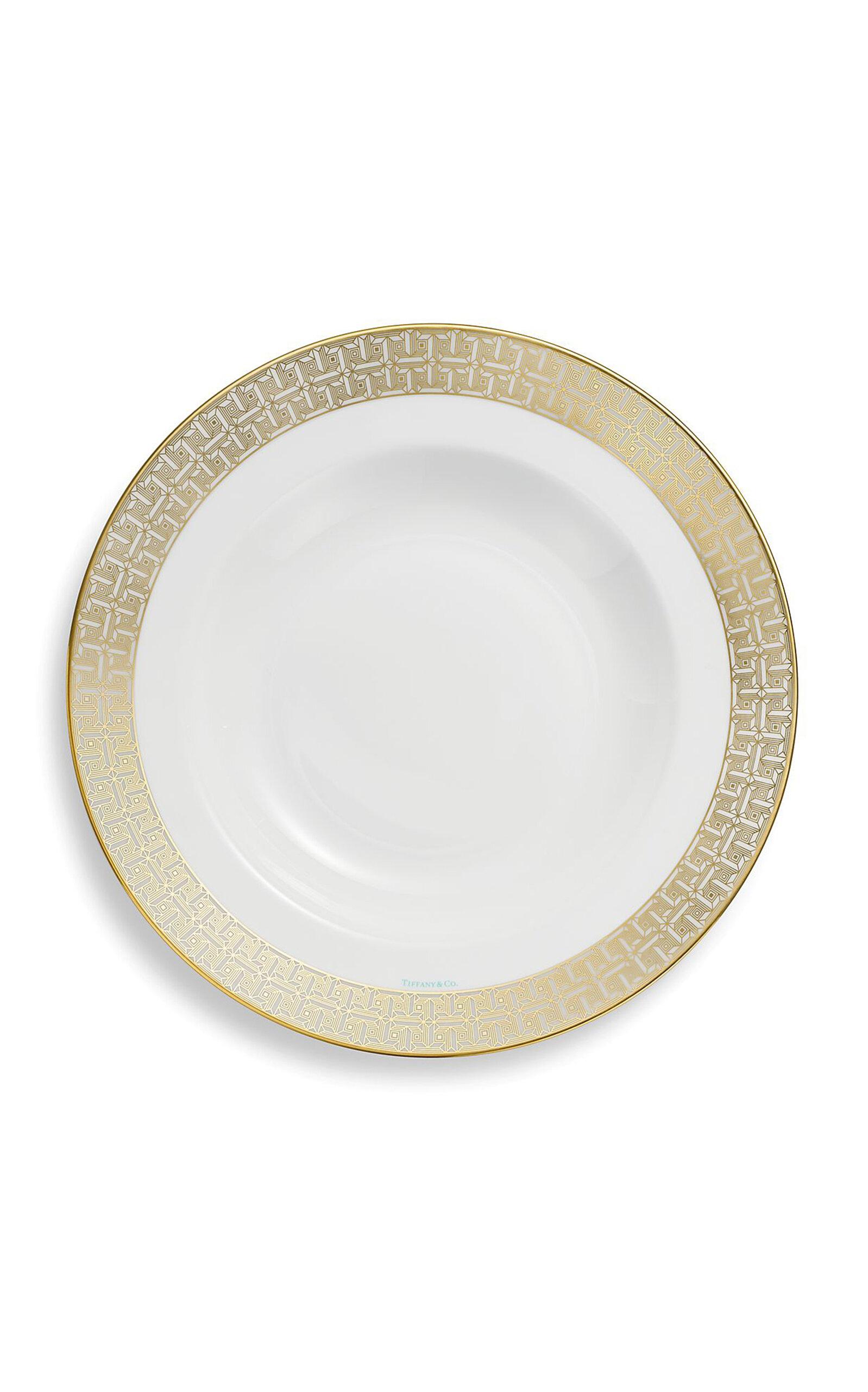 Tiffany & Co. - T True Porcelain Dinner Bowl - Gold - Moda Operandi by TIFFANY&CO.