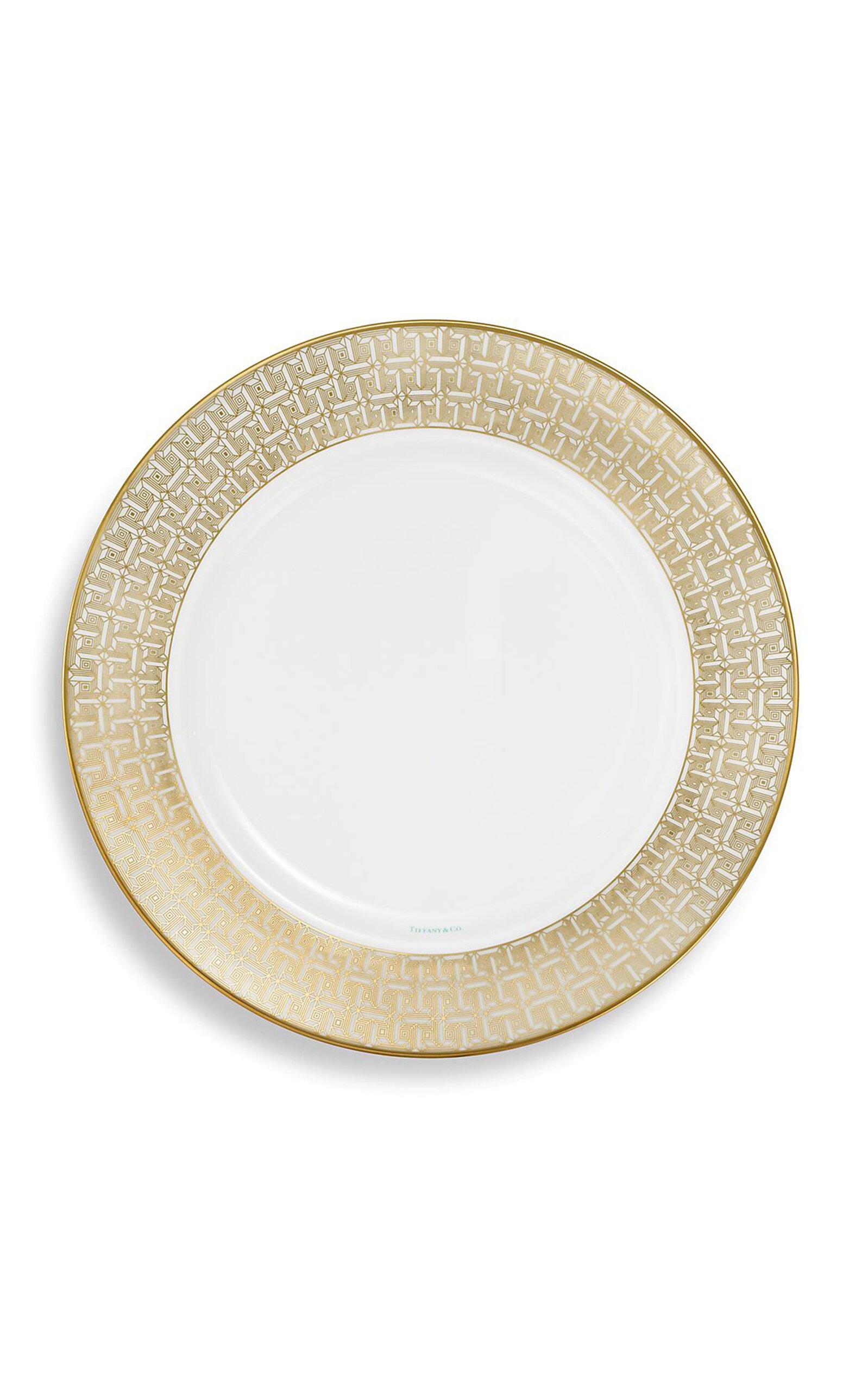 Tiffany & Co. - T True Porcelain Dinner Plate - Gold - Moda Operandi by TIFFANY&CO.