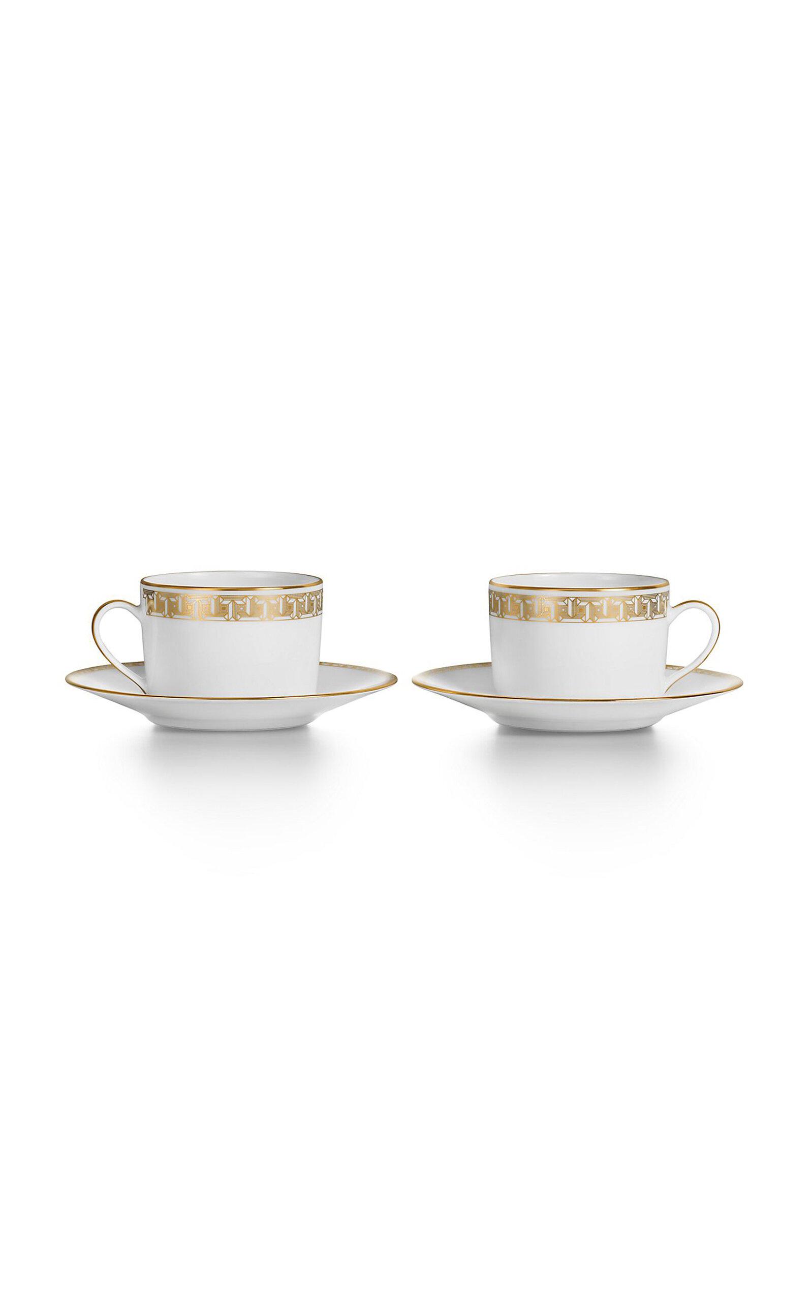 Tiffany & Co. - T True Set-of-Two Porcelain Coffee Cup - Gold - Moda Operandi by TIFFANY&CO.