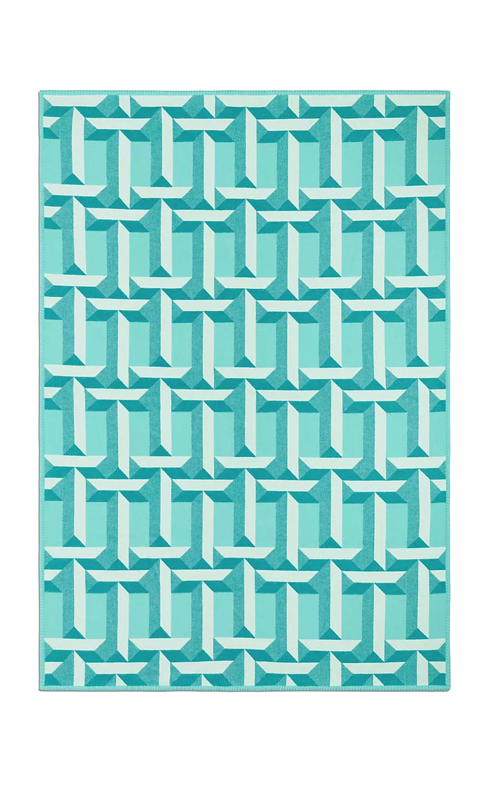 Tiffany & Co. - T True Wool-Cashmere Blanket - Blue - Moda Operandi by TIFFANY&CO.
