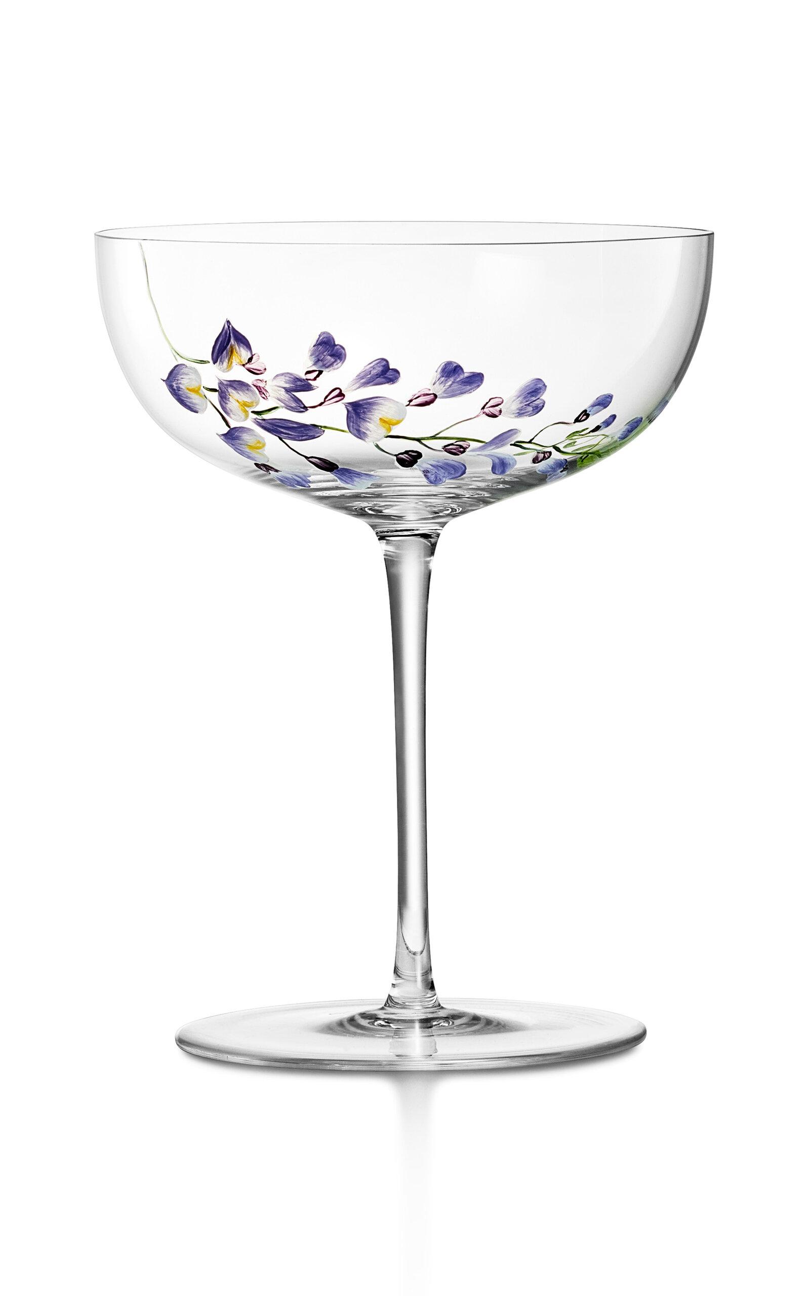 Tiffany & Co. - Wisteria Glass Champagne Coupe - Clear - Moda Operandi by TIFFANY&CO.
