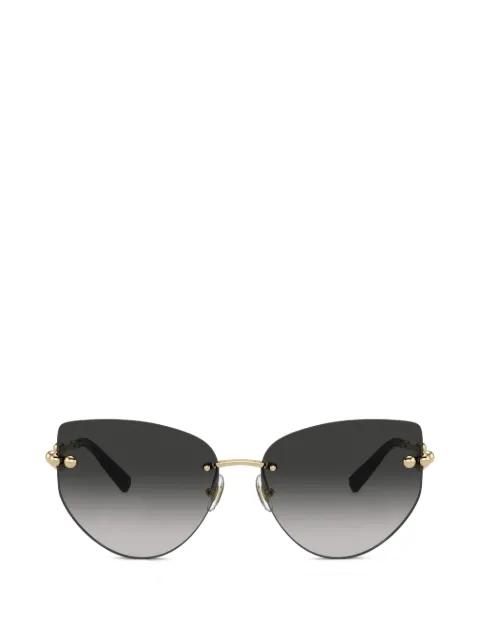 cat-eye rimless sunglasses by TIFFANY&CO.