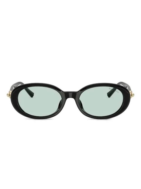 oval-frame sunglasses by TIFFANY&CO.