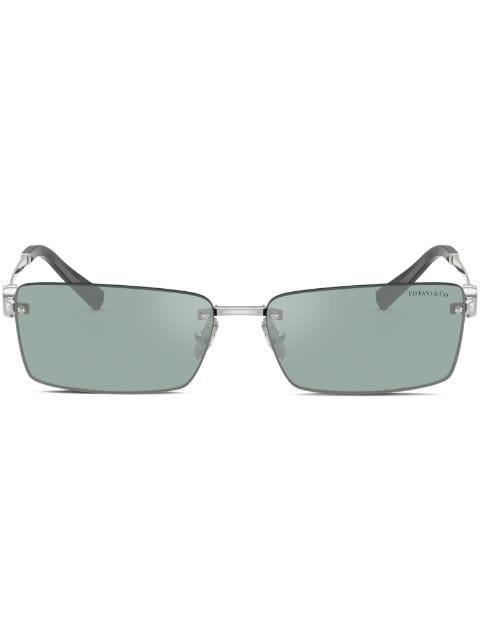 rectangle-frame sunglasses by TIFFANY&CO.