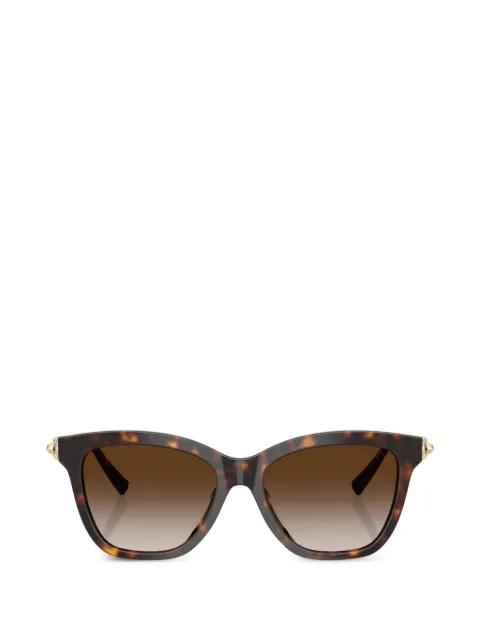 square-frame tortoiseshell sunglasses by TIFFANY&CO.