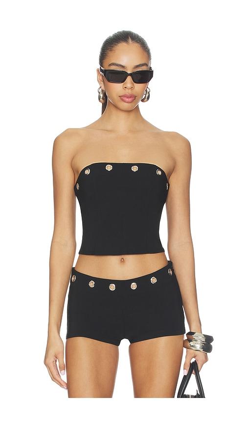 Tiger Mist Marren Corset in Black by TIGER MIST