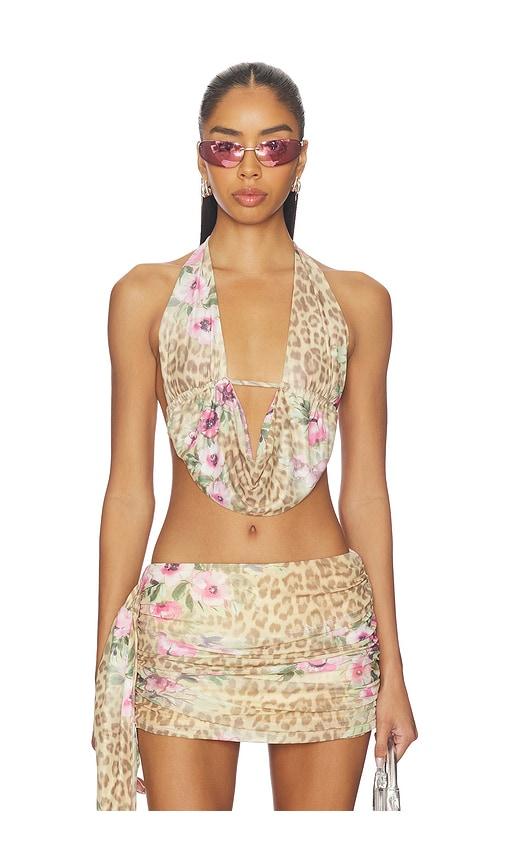Tiger Mist Risa Top in Brown by TIGER MIST