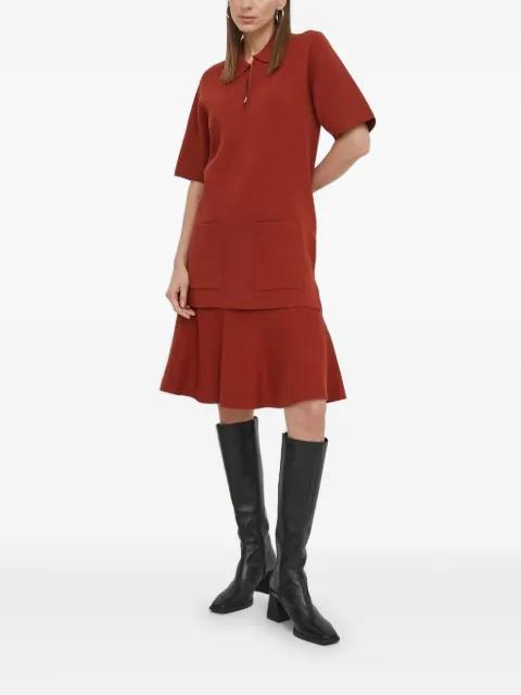 Ariia zip-front polo top by TIGER OF SWEDEN
