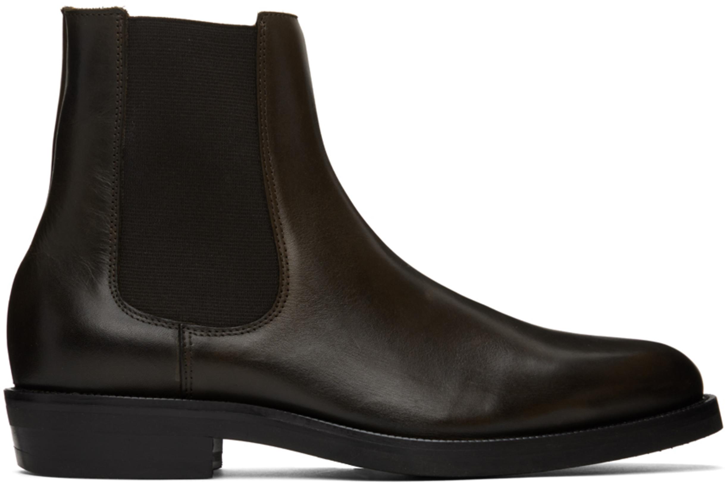 Brown Gressu Chelsea Boots by TIGER OF SWEDEN