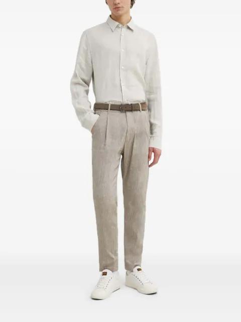 long-sleeve linen shirt by TIGER OF SWEDEN