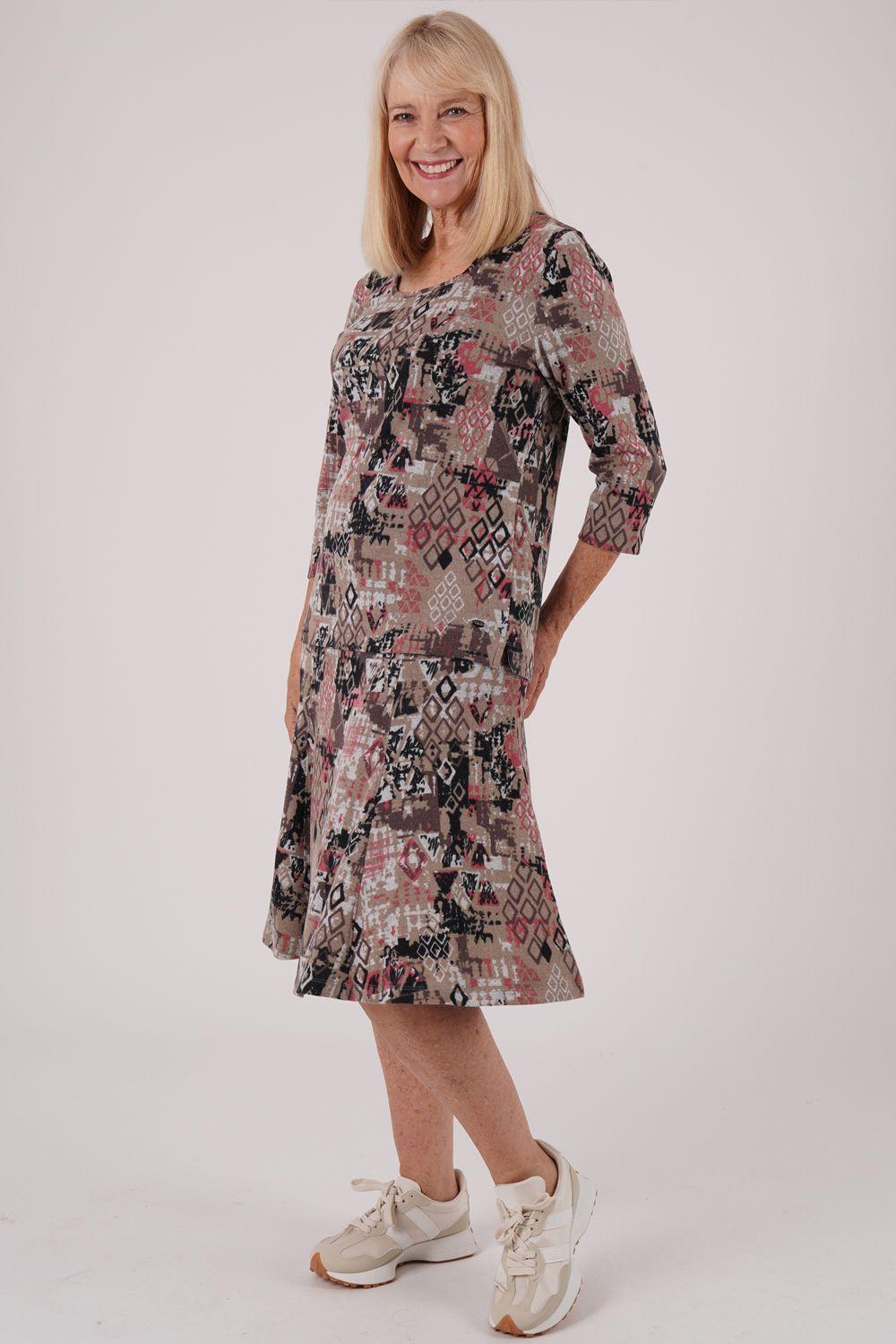 Tiled Print Skirt - Short by TIGI