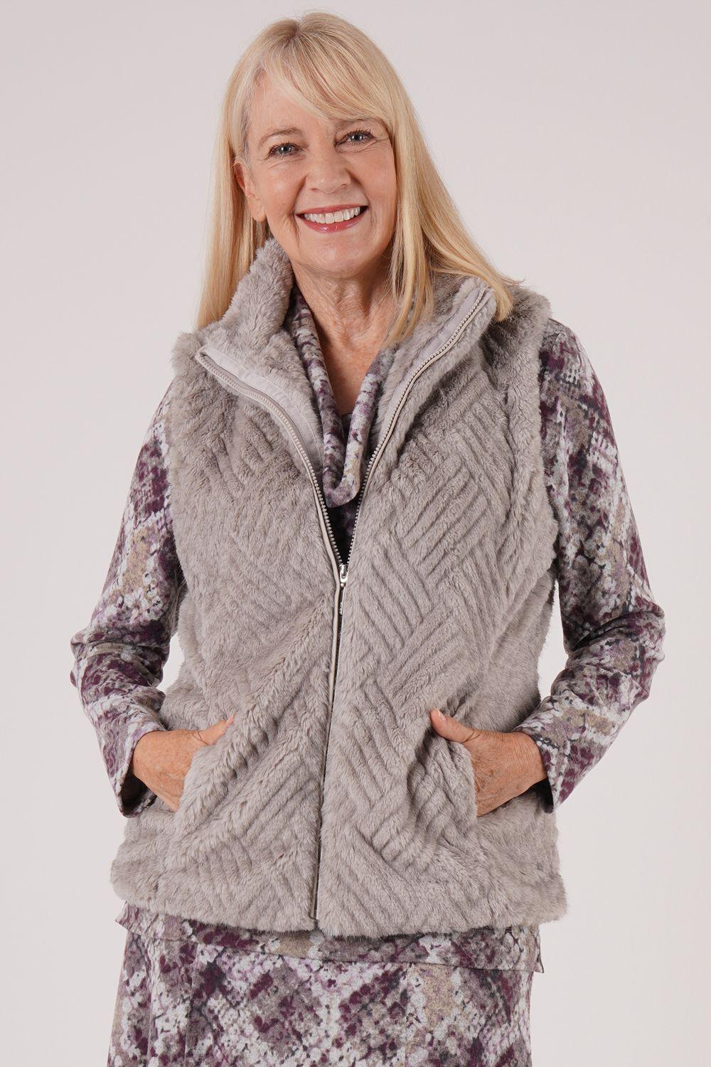 Zigzag Textured Gilet by TIGI