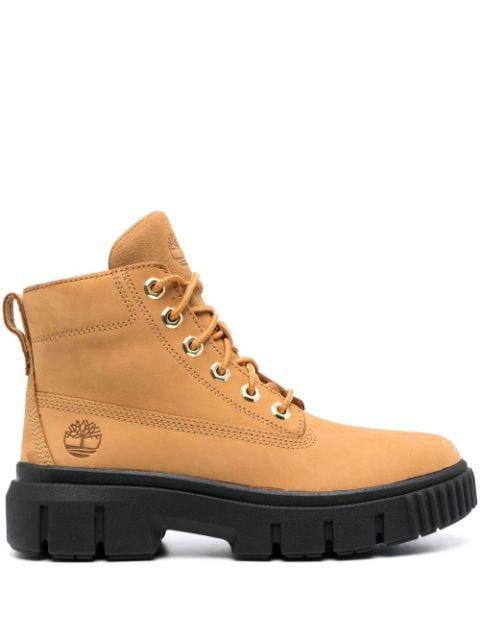 chunky-sole lace-up boots by TIMBERLAND