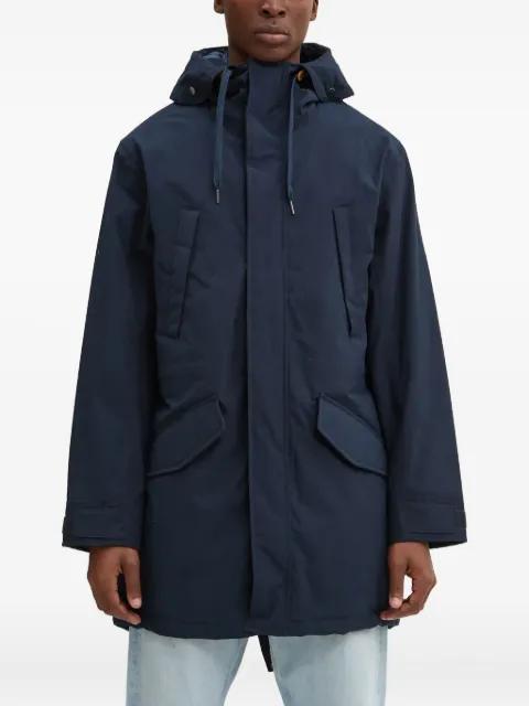 hoodied pockets parka coat by TIMBERLAND
