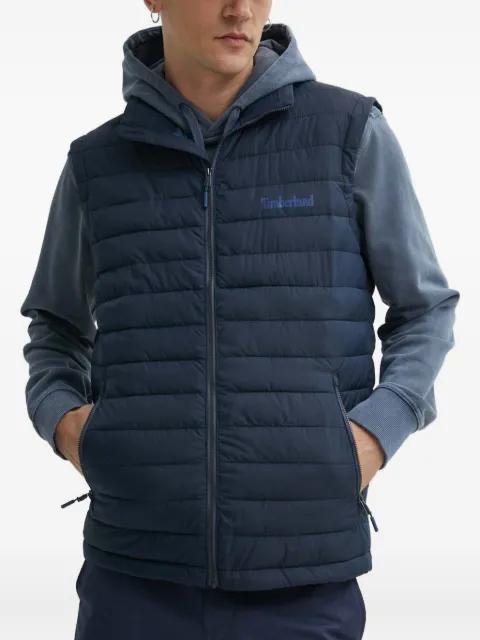 padded zip gilet by TIMBERLAND