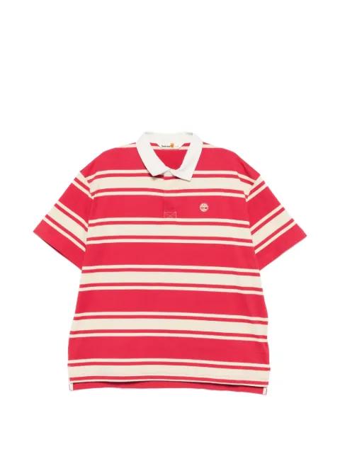 striped short-sleeves polo shirt by TIMBERLAND
