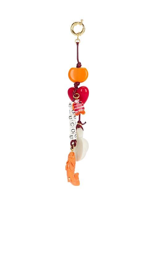 Timeless Pearly Charms Keychain in Metallic Gold by TIMELESS PEARLY
