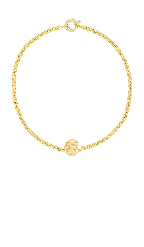 Timeless Pearly Shell Charm Bracelet in Metallic Gold by TIMELESS PEARLY