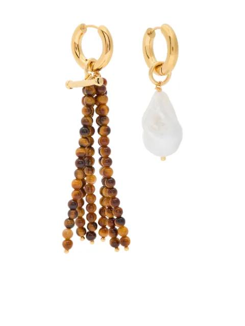 beaded drop earring by TIMELESS PEARLY