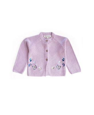 Girls' Embroidered Butterfly Knit Cardigan - Baby by TIMO&VIOLET