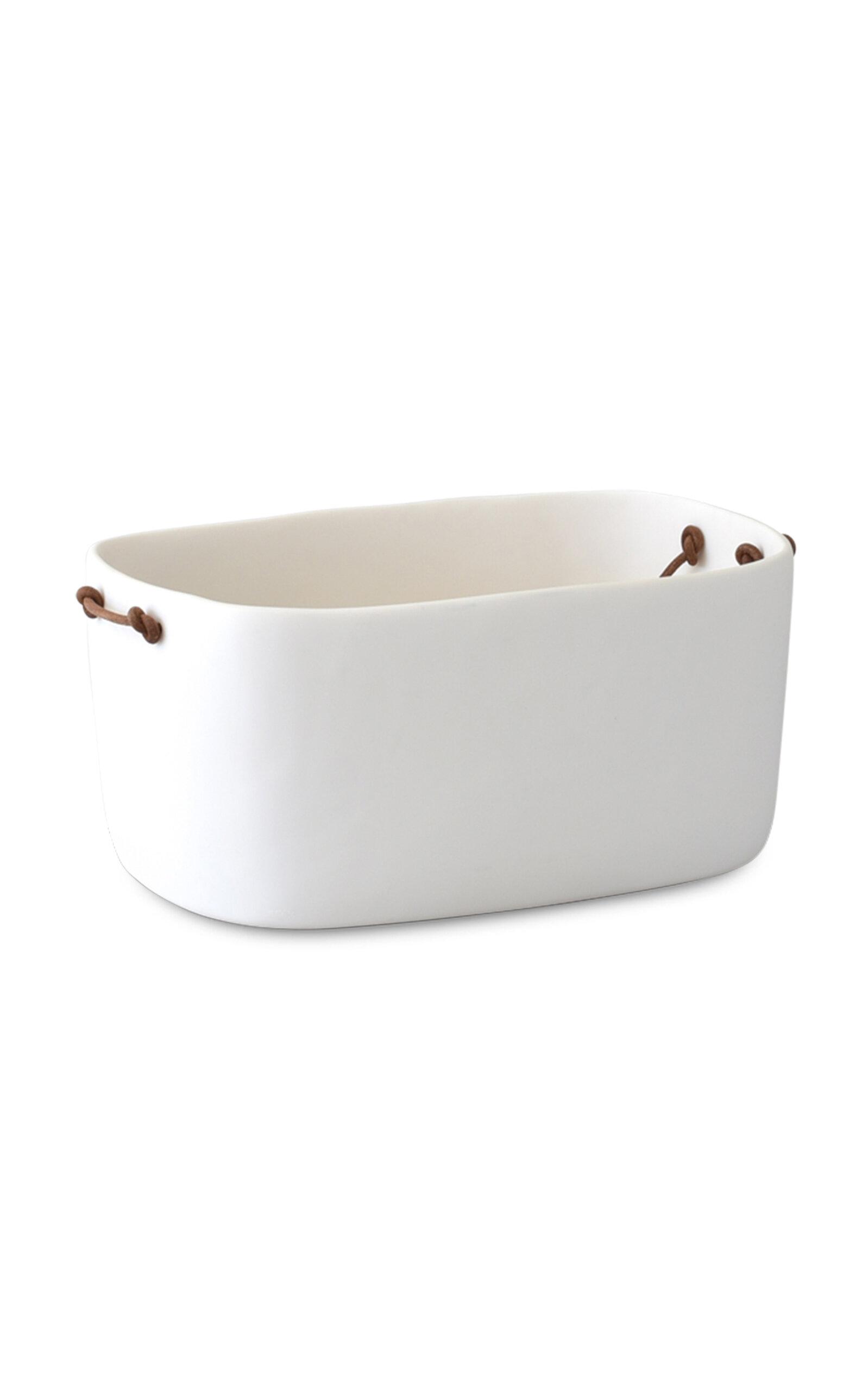 Tina Frey Designs - Cuadrado Large Resin Champagne Bucket - White - Moda Operandi by TINA FREY DESIGNS