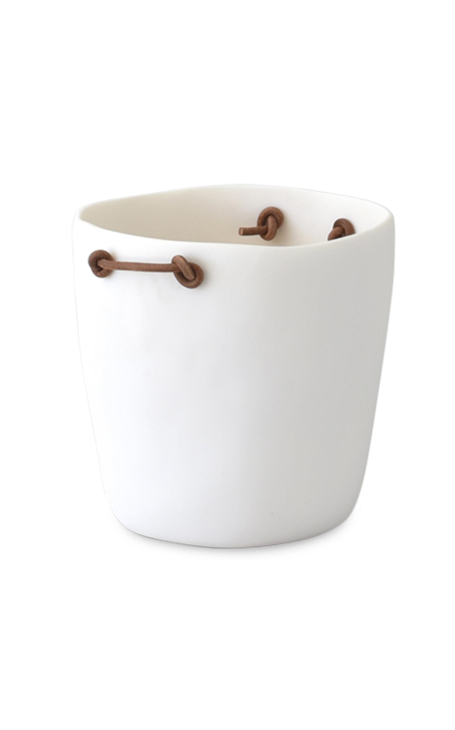 Tina Frey Designs - Cuadrado Resin Champagne Bucket - White - Moda Operandi by TINA FREY DESIGNS