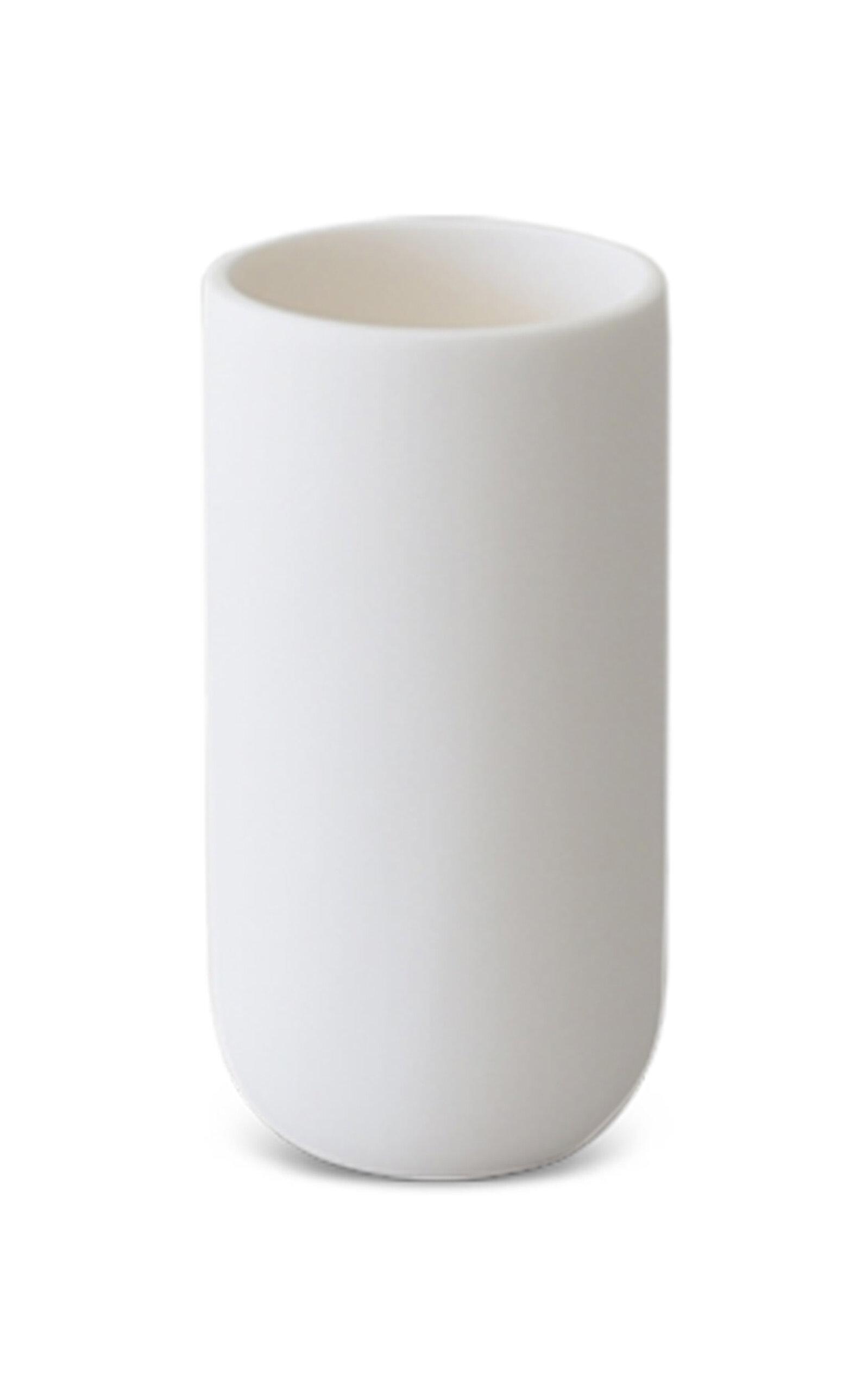 Tina Frey Designs - Modern Resin Tall Cup - White - Moda Operandi by TINA FREY DESIGNS