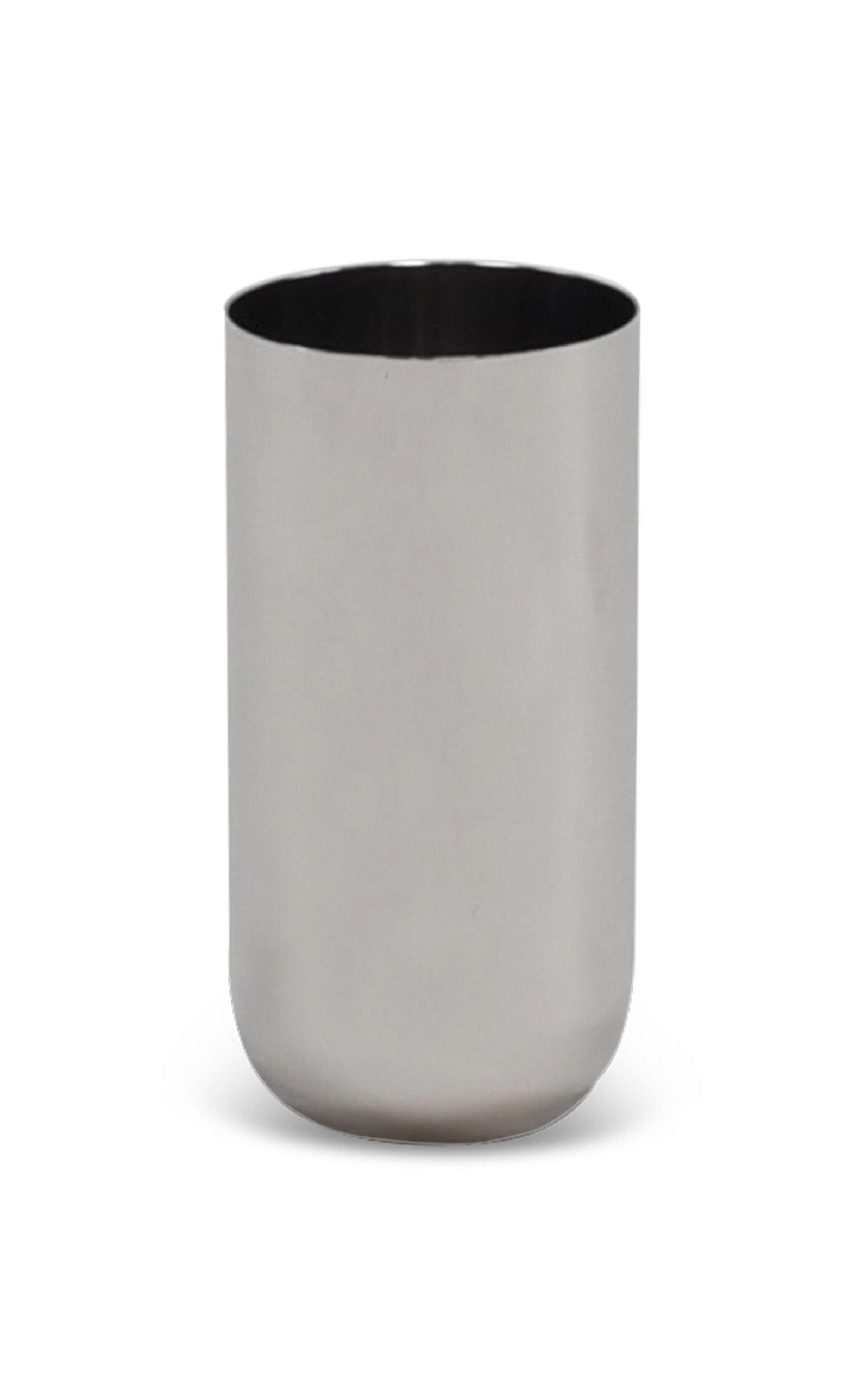 Tina Frey Designs - Modern Stainless Steel Tall Cup - Silver - Moda Operandi by TINA FREY DESIGNS