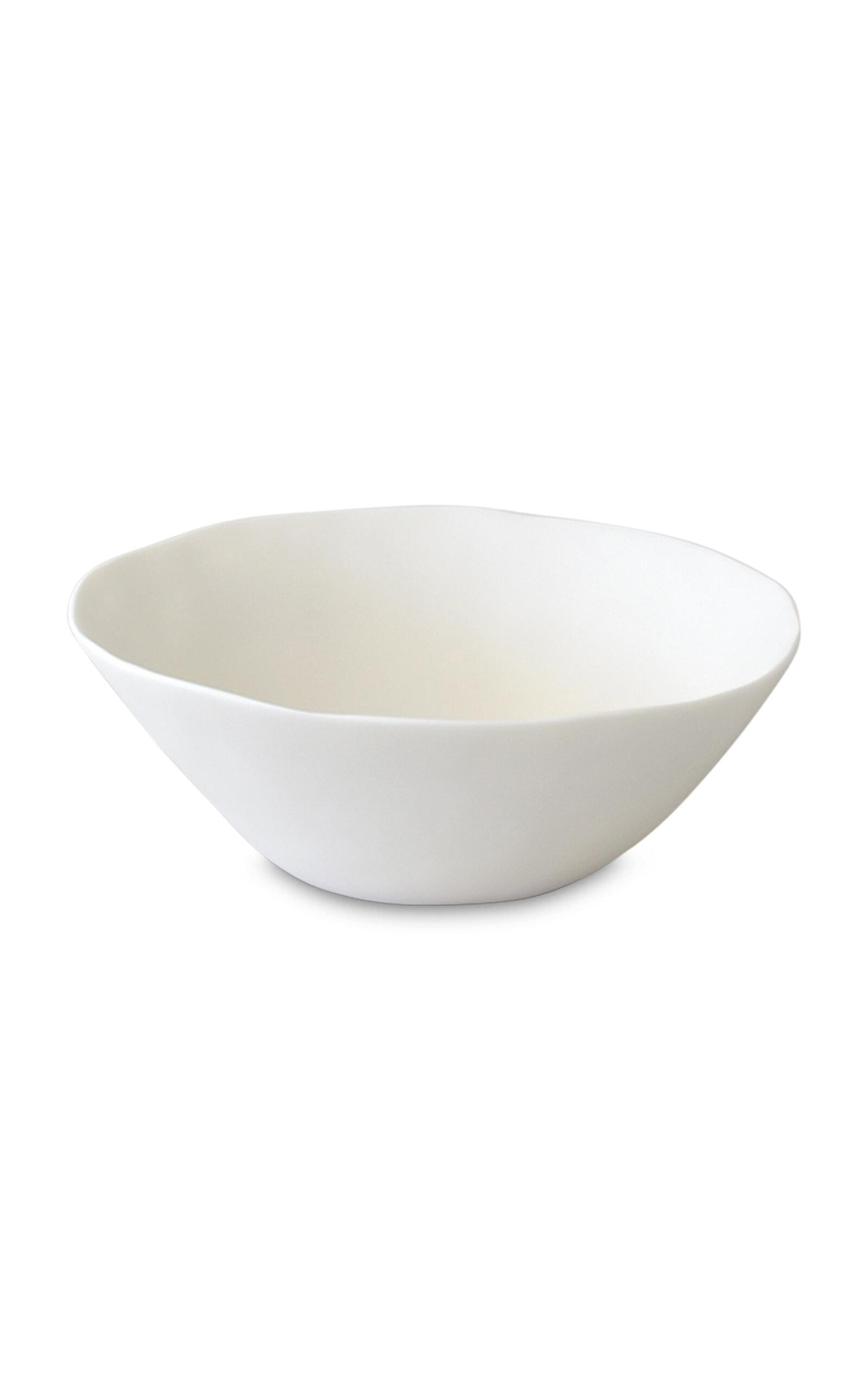 Tina Frey Designs - Sculpt Large Tapered Resin Bowl - White - Moda Operandi by TINA FREY DESIGNS
