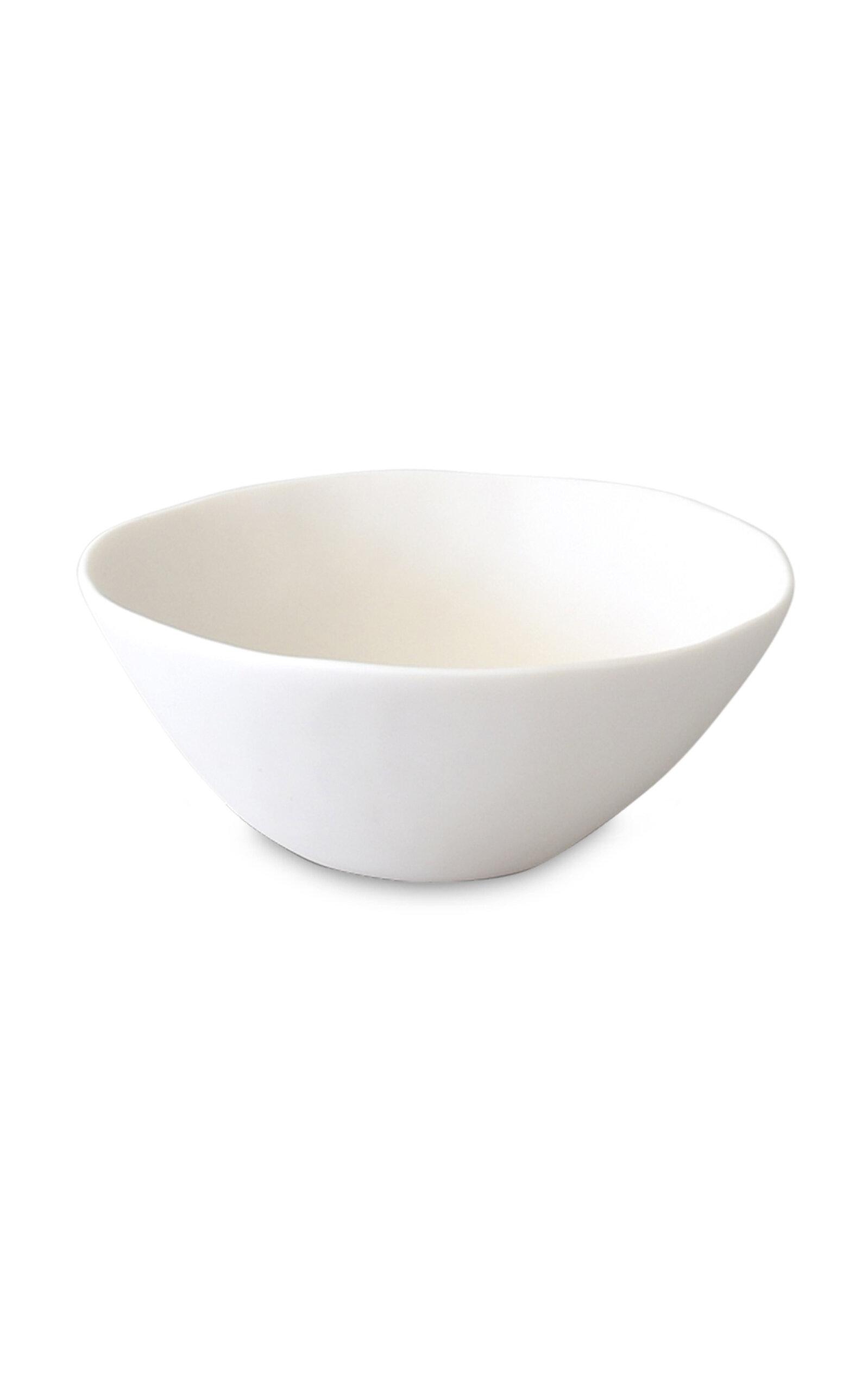 Tina Frey Designs - Sculpt Medium Tapered Resin Bowl - White - Moda Operandi by TINA FREY DESIGNS