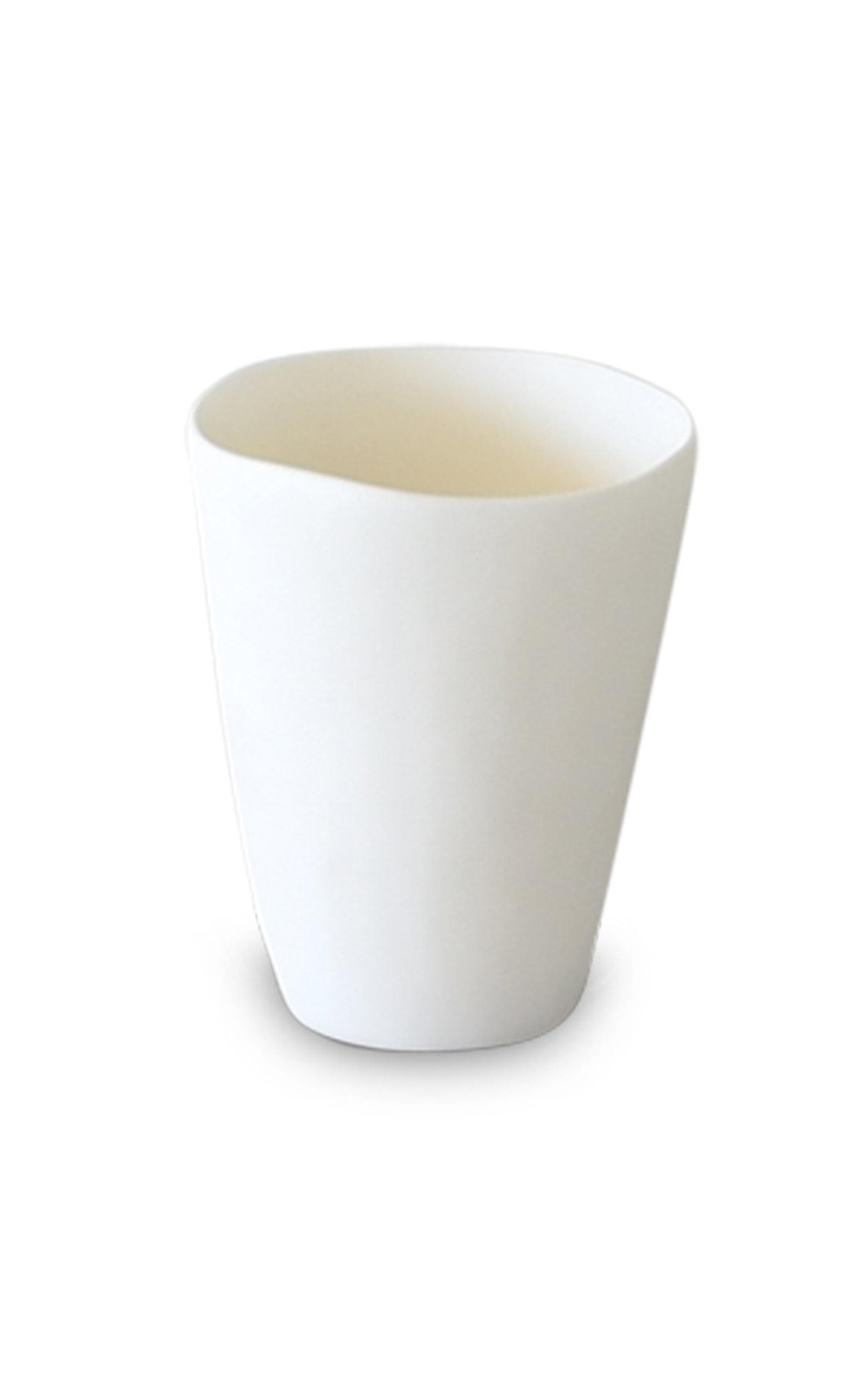 Tina Frey Designs - Sculpt Resin Cup - White - Moda Operandi by TINA FREY DESIGNS