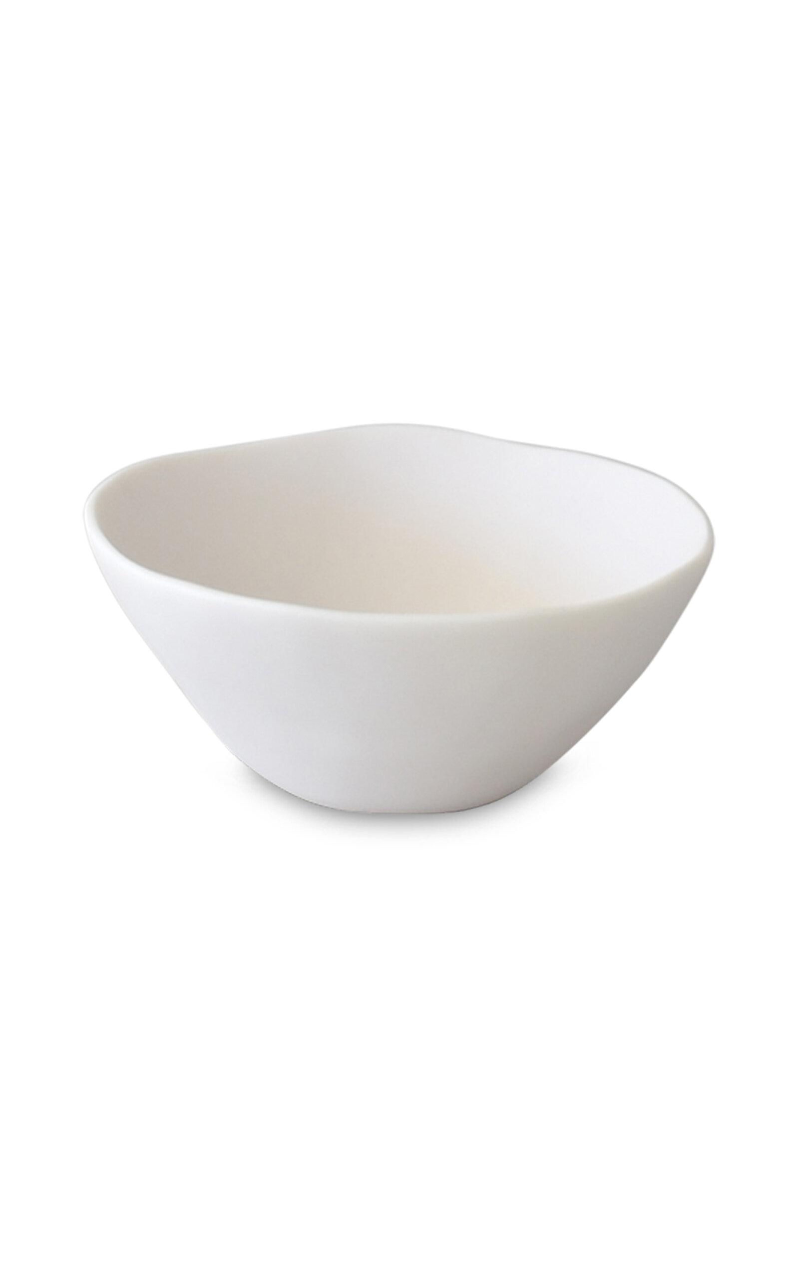 Tina Frey Designs - Sculpt Small ResinTapered Bowl - White - Moda Operandi by TINA FREY DESIGNS