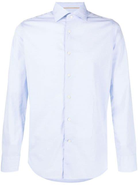 Long-sleeved cotton shirt by TINTORIA MATTEI