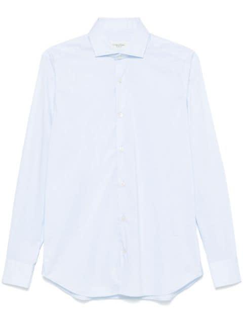 cutaway-collar shirt by TINTORIA MATTEI