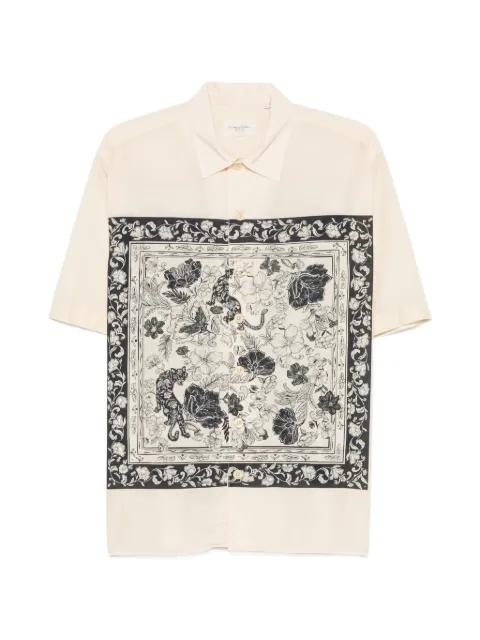 floral-print short-sleeve shirt by TINTORIA MATTEI