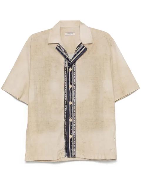 graphic-print shirt by TINTORIA MATTEI