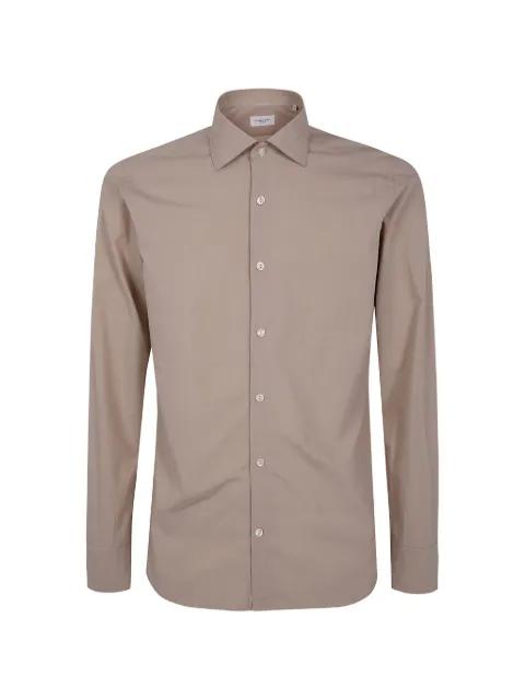 long-sleeve button-down shirt by TINTORIA MATTEI