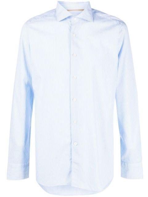 long-sleeved cotton shirt by TINTORIA MATTEI