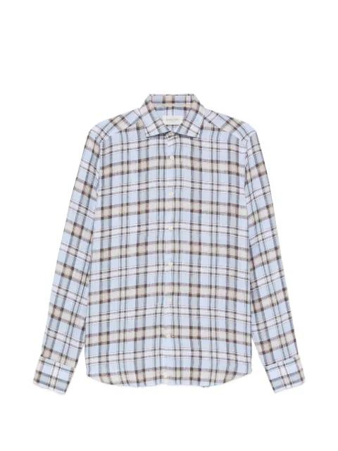 plaid long-sleeve shirt by TINTORIA MATTEI