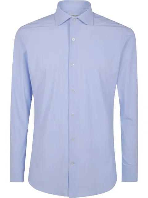 spread-collar shirt by TINTORIA MATTEI