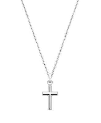 Unisex 14K Gold Everlasting Faith Cross Necklace - Little Kid by TINY BLESSINGS