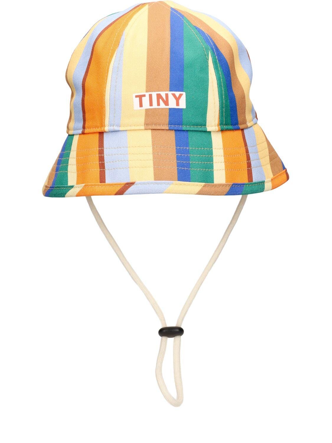 Striped Cotton Hat by TINY COTTONS
